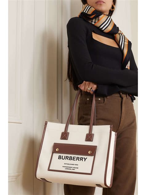 burberry penguin tote|mini burberry handbags canvas.